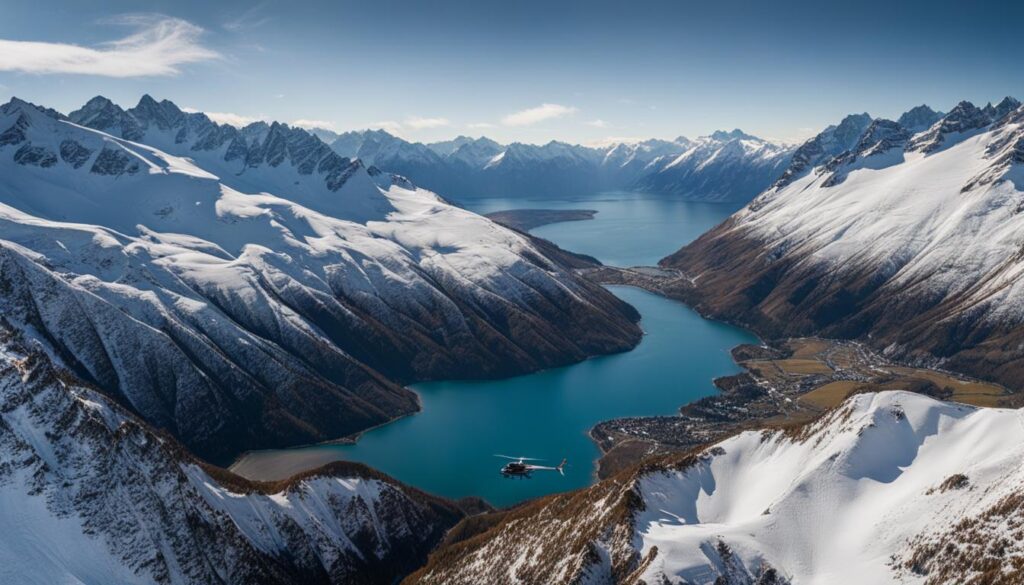 Helicopter tour in Queenstown